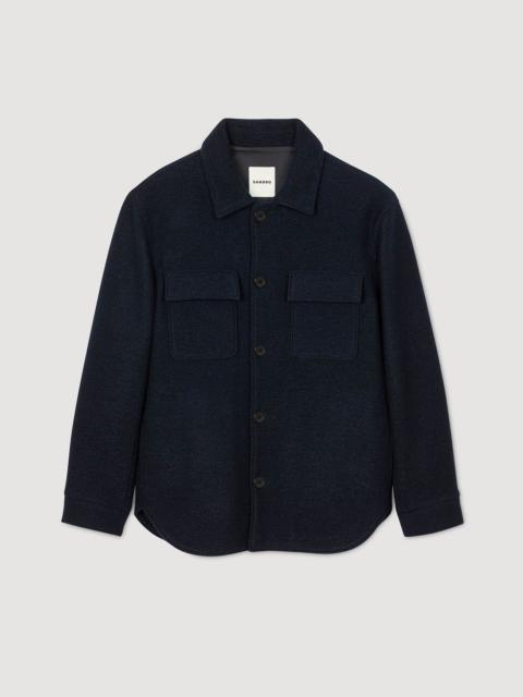 Sandro WOOL OVERSHIRT