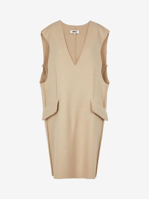 MM6 Maison Margiela Wool sleeveless dress
