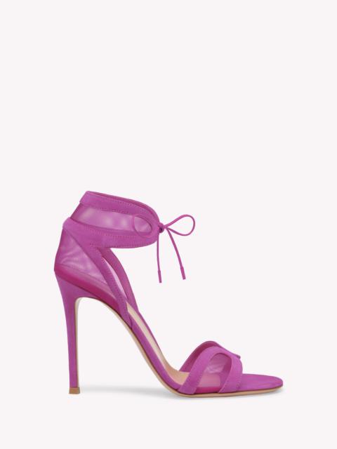 サンダル・ミュール Gianvito Rossi Falene Sandals In Suede And Mesh Gianvito Rossi Falene Sandals In Suede And Mesh | italist