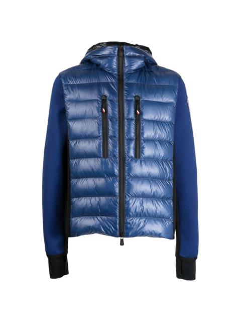 Moncler Grenoble quilted zip-front hoodie
