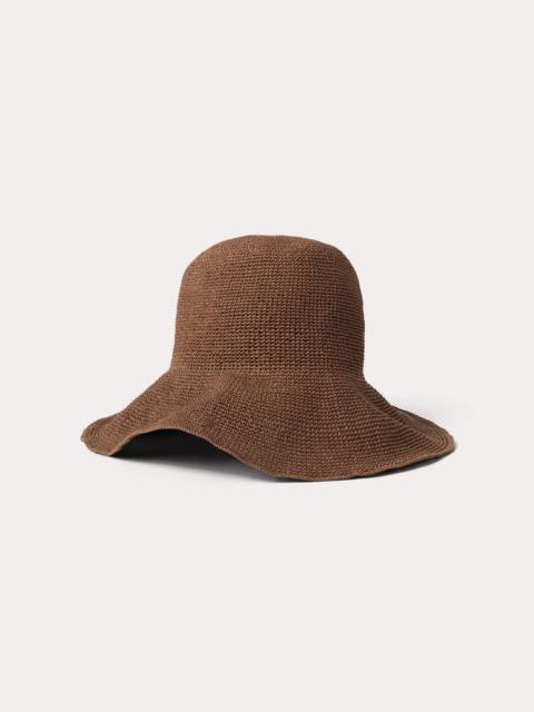 Totême Paper straw hat sun bleached brown