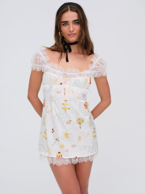 For Love & Lemons Jeannine Mini Dress