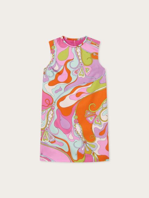PUCCI ORCHIDEE PRINT SILK DRESS