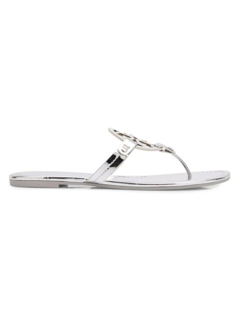 TORY BURCH Women's Miller Metallic Sandals - Silver