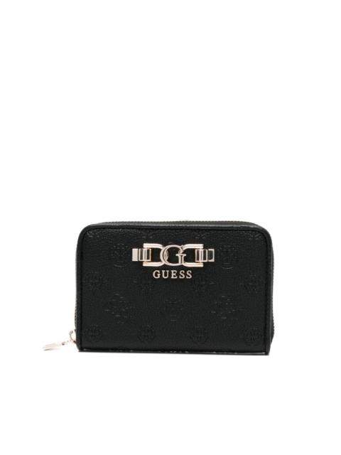 GUESS USA debossed-monogram wallet