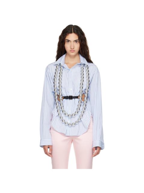 VAQUERA Blue Belted Shirt