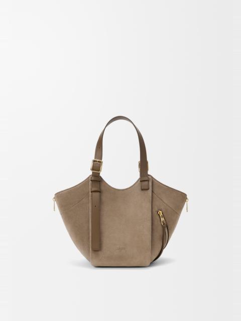 Loewe Hammock Flip bag in suede