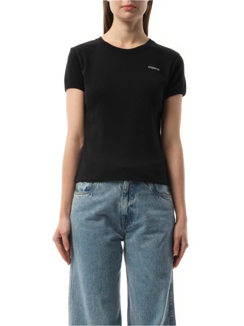 COPERNI Logo Slim Fit T-Shirt in Black/White
