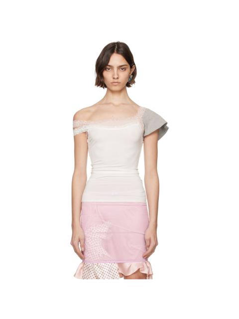 ALL–IN White Double Tank Top