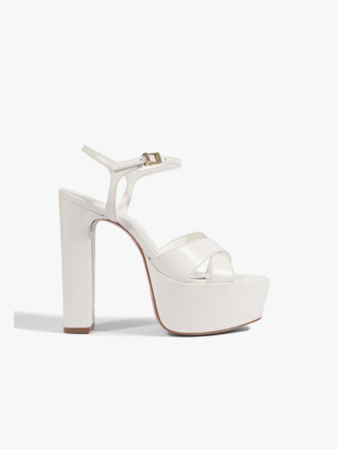 SCHUTZ Kiona Leather Platform Sandal