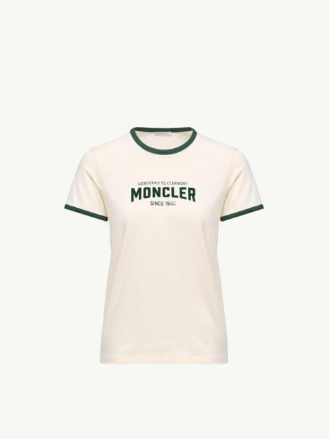 Moncler Logo Print Cotton T-Shirt
