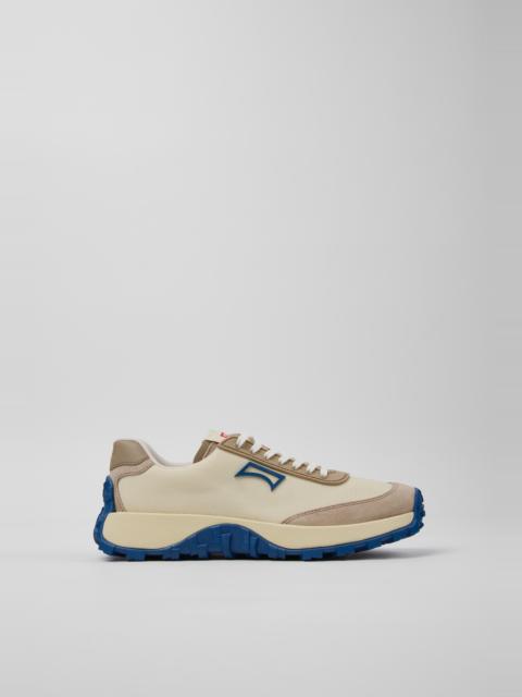 CAMPER Drift Trail Beige Textile and Nubuck Sneakers for Women.