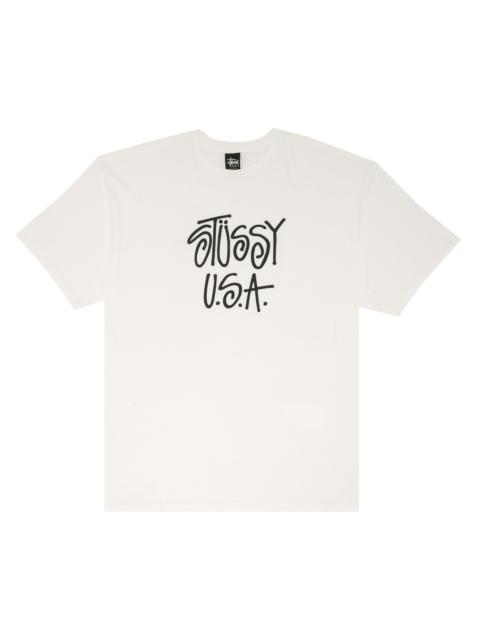 Stüssy Stussy USA Tee 'White/Black'