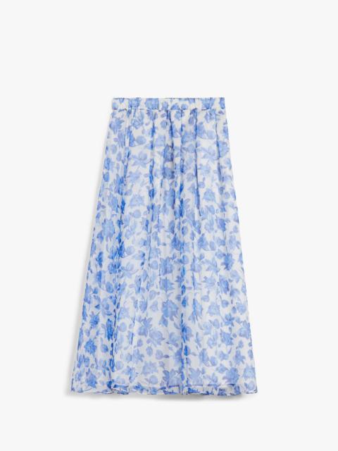 WEEKEND Max Mara MARCA Silk organza flared skirt