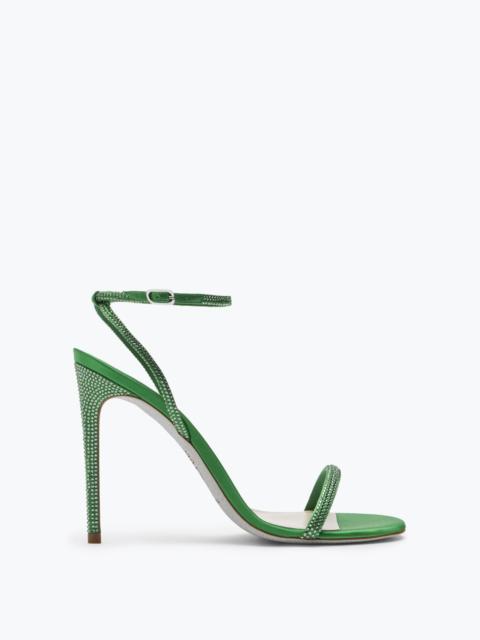 RENE CAOVILLA Ellabrita Crystal Green Sandal 105