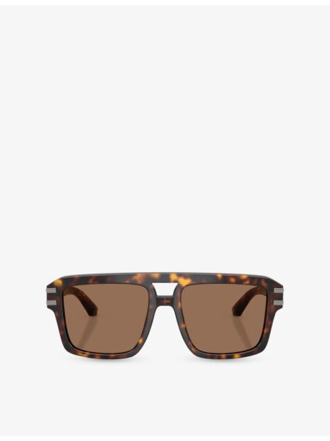 Dolce & Gabbana DG4562 Square-Frame Acetate Sunglasses