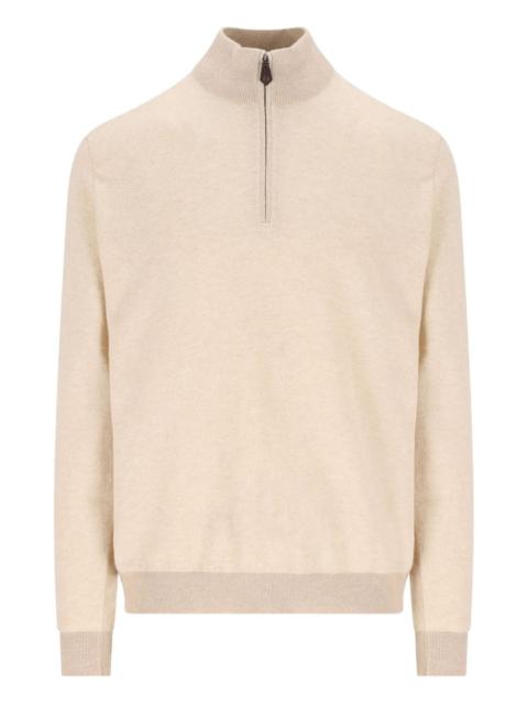 Loro Piana half-zip cashmere sweater