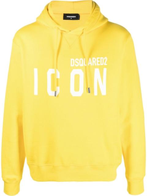 DSQUARED2 logo-print cotton hoodie