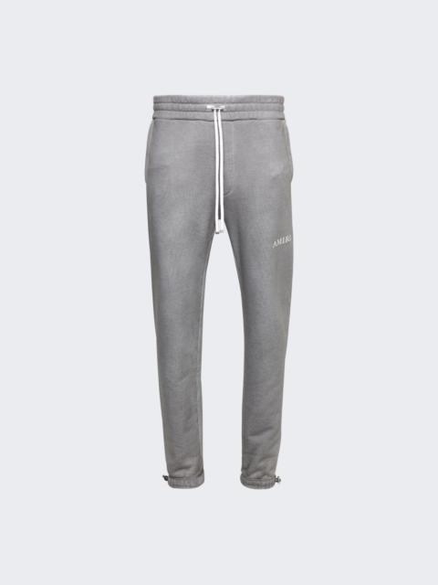 AMIRI Aged Puff Logo Sweatpant Grey