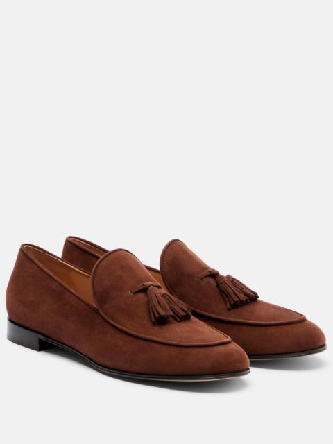 Gianvito Rossi Tasseled suede loafers