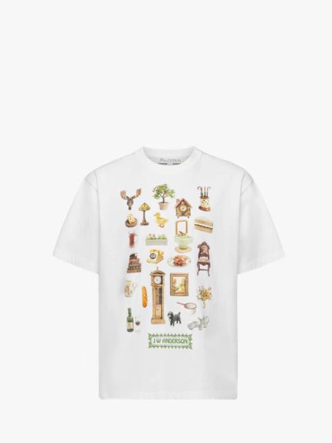JW Anderson DIORAMA PRINTED T-SHIRT
