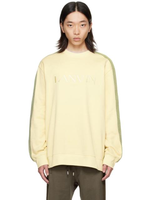 Lanvin Yellow Curb Side Sweatshirt
