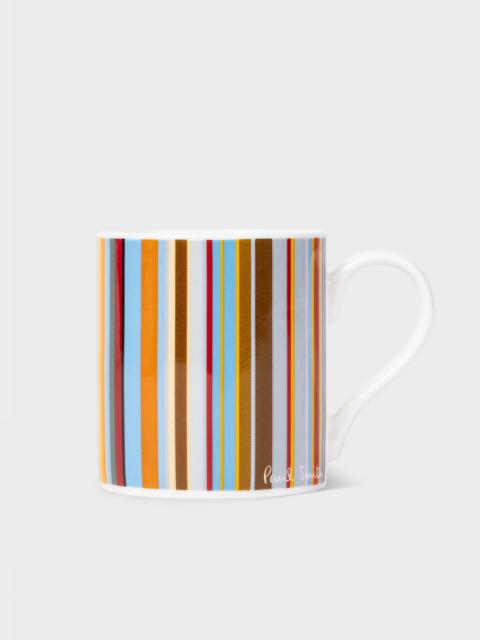 'Signature Stripe' Bone China Mug