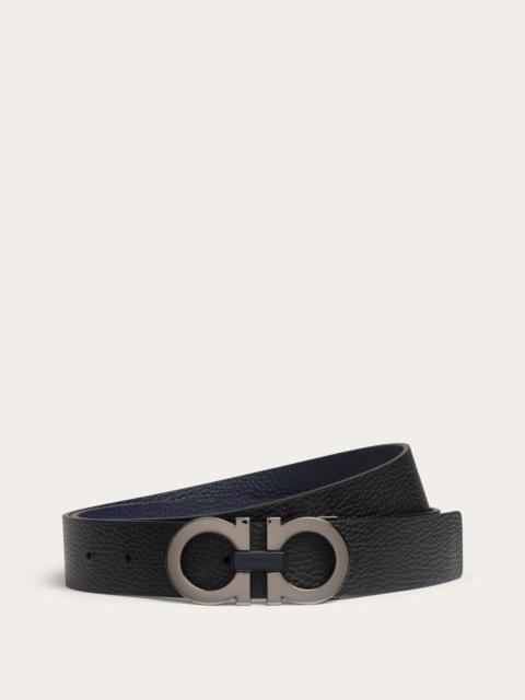 FERRAGAMO Gancini reversible and adjustable belt