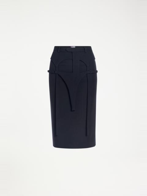 Jean Paul Gaultier THE SUSPENDER TAILORED SKIRT