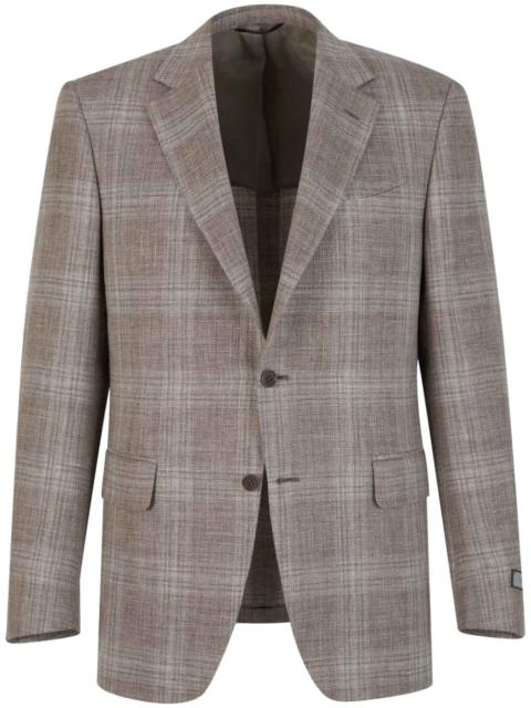 Canali checked blazer