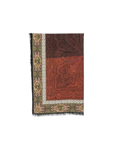 Pierre-Louis Mascia paisley-print fringed scarf