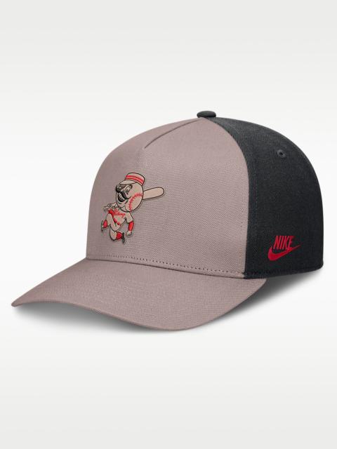 Nike Cincinnati Reds Cooperstown Rise Men's Nike MLB A-Frame Adjustable Hat