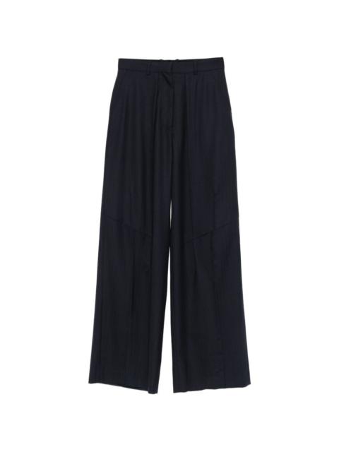 Kiko Kostadinov pinstriped panelled trousers