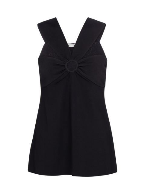 Stella McCartney Cutout crêpe top