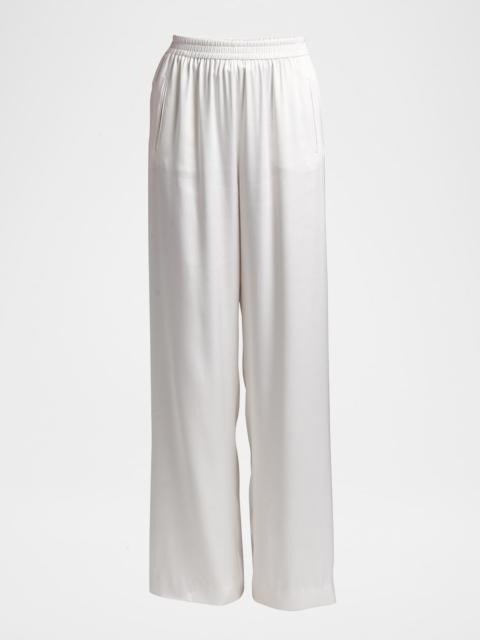 GIORGIO ARMANI Silk Relaxed-Leg Trousers