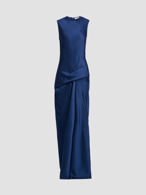 Stella McCartney Women's Draped Satin Gown - Navy