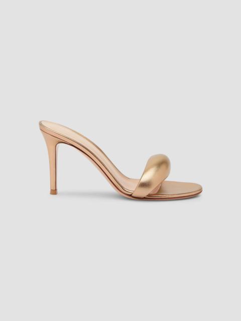 Gianvito Rossi Women's Bijoux 85MM Leather Mules - Gold
