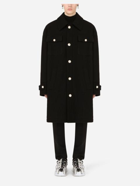 Dolce & Gabbana Boiled wool coat