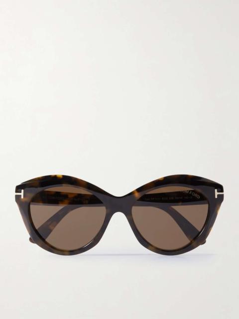 Toni cat-eye tortoiseshell acetate sunglasses