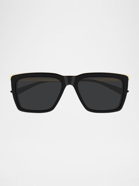 SAINT LAURENT Men's SL 765M Acetate Rectangle Sunglasses