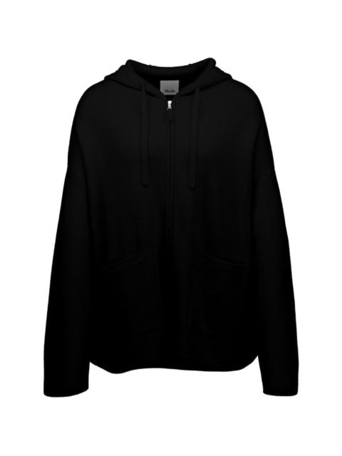 Allude zip-up hoodie