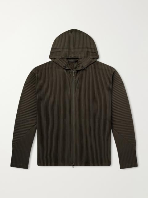 ISSEY MIYAKE July Pleated Zip-Up Hoodie
