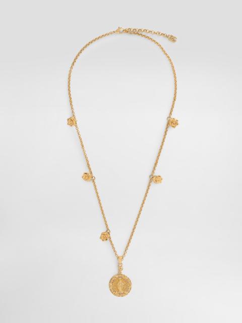 Dolce & Gabbana Metal necklace with logo
