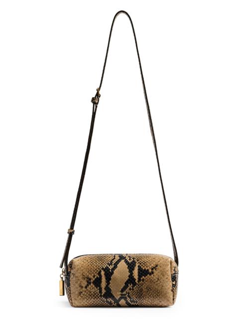 KHAITE Women's Kye Mini Snakeskin-Embossed Leather Crossbody Bag - Taupe Morning Dove
