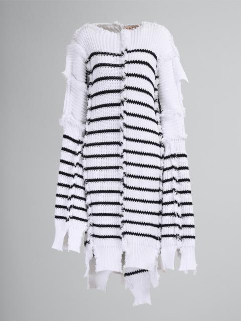 Marni BRETON STRIPES COTTON CAPE