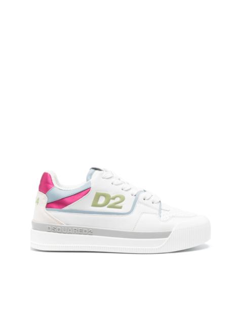 DSQUARED2 New Jersey leather sneakers