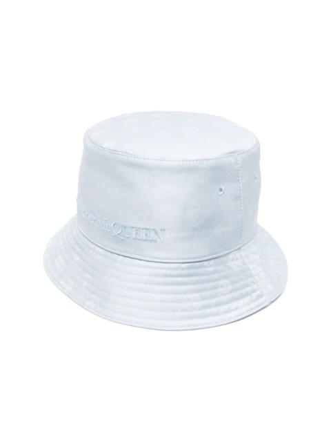 Alexander McQueen embroidered-logo bucket hat