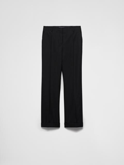 パンツ Prada Cappuccino Twill Pant Prada Pants In Beige | ModeSens