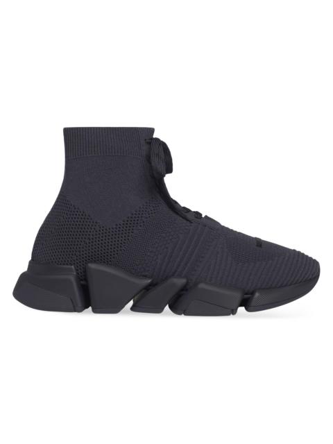 BALENCIAGA Men's Speed 2.0 Lace-up Recycled Knit Sneaker - Anthracite