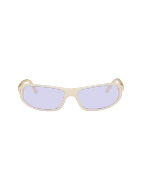TOM FORD Off-White Addison Sunglasses
